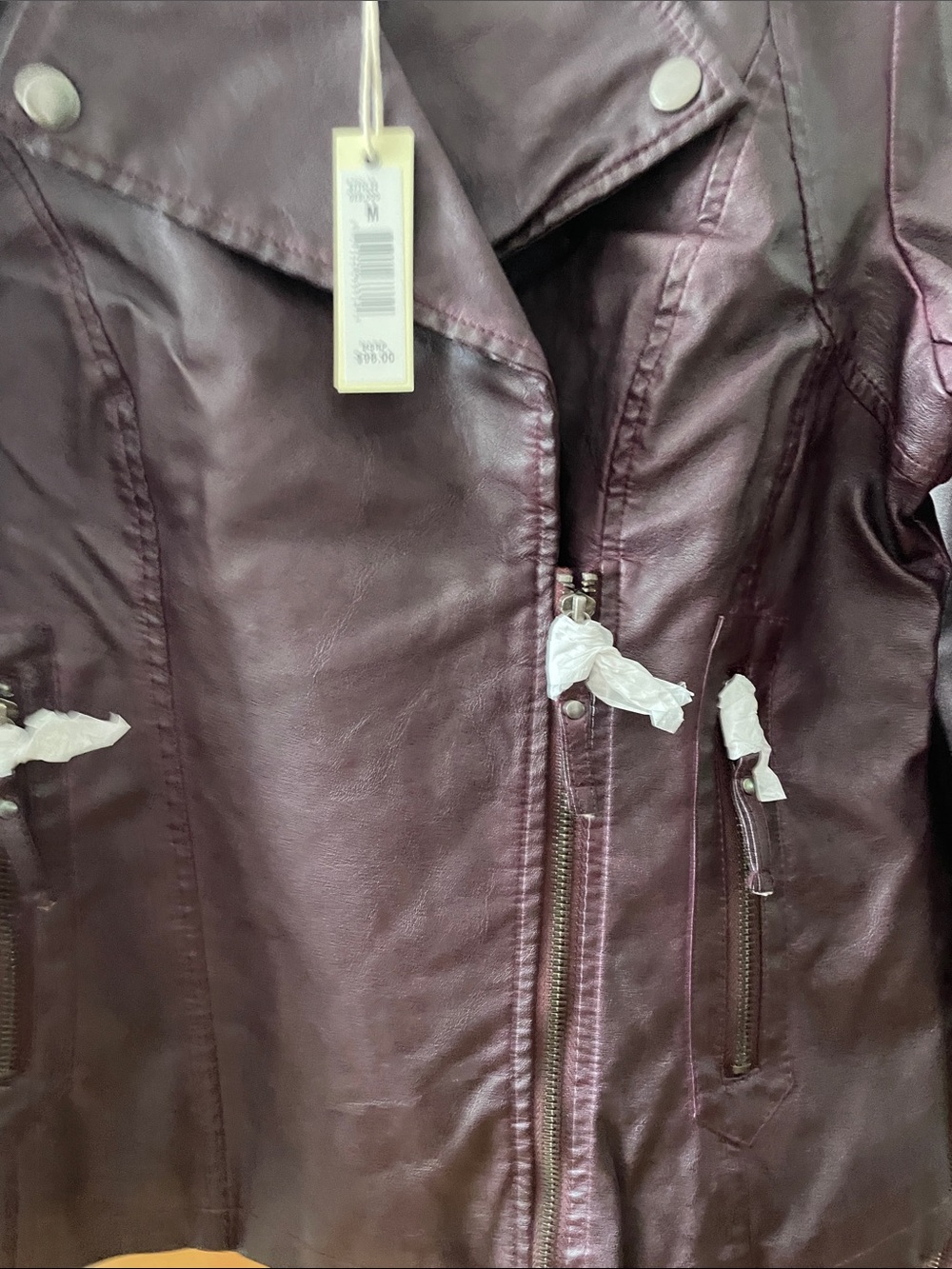 Eileen Fisher Charcoal Asymmetrical Zip Jacket - Picture 12 of 16
